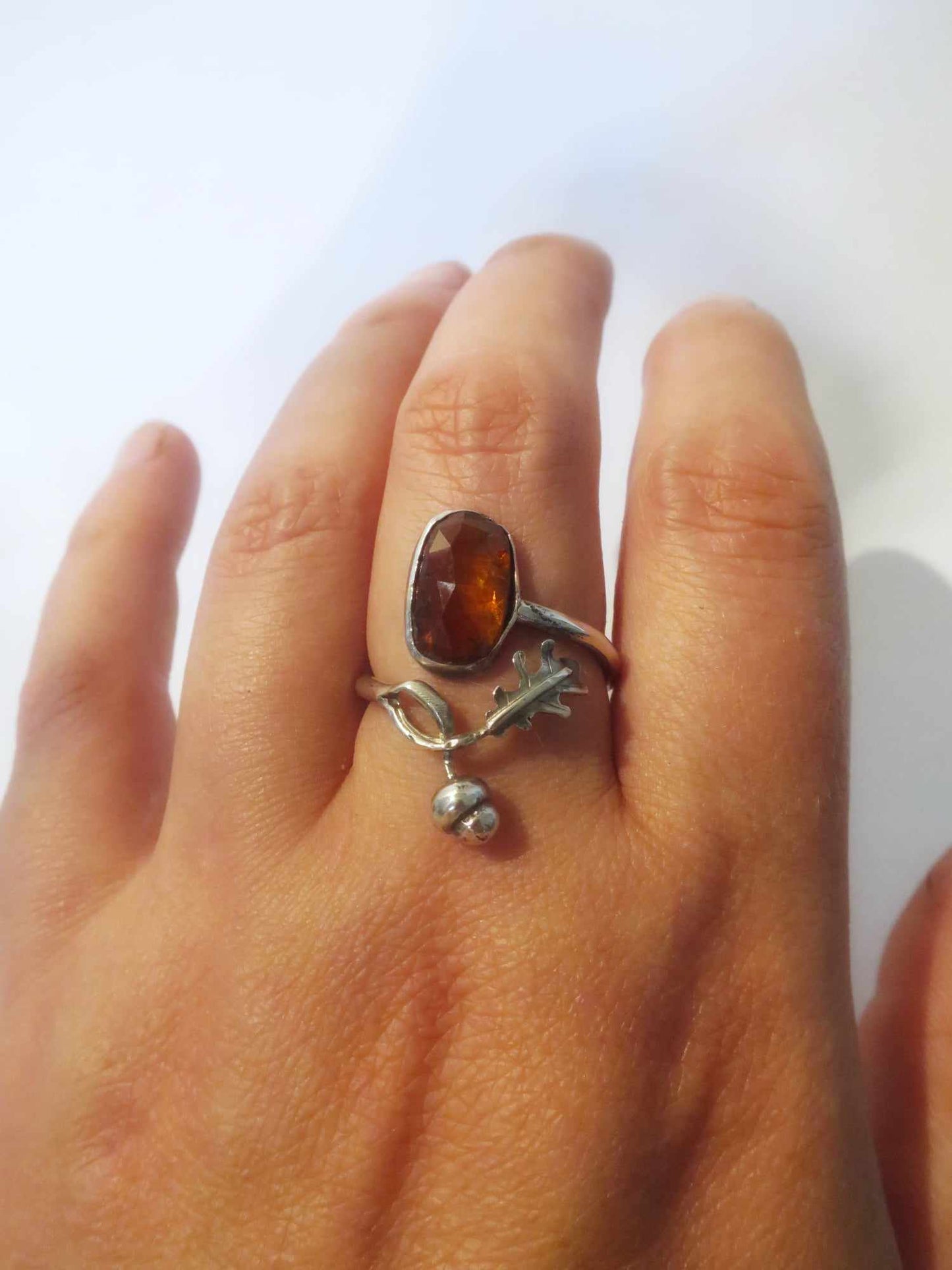 Oak and Acorn Ring - Rectangle