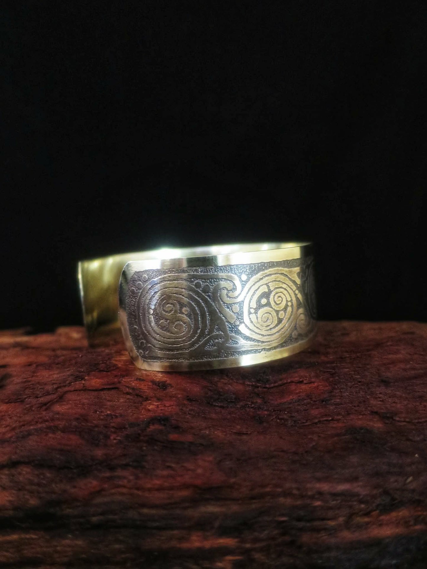 Triquetra Spiral Cuff