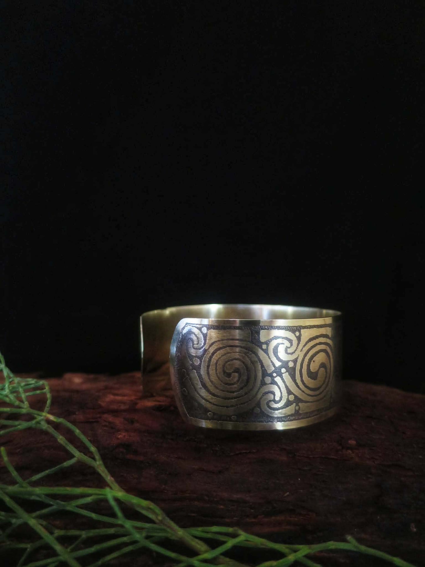 Celtic Spirals Cuff