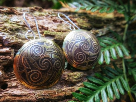 Celtic Spiral Earrings