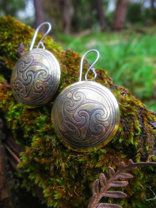 Winding Celtic Earrings