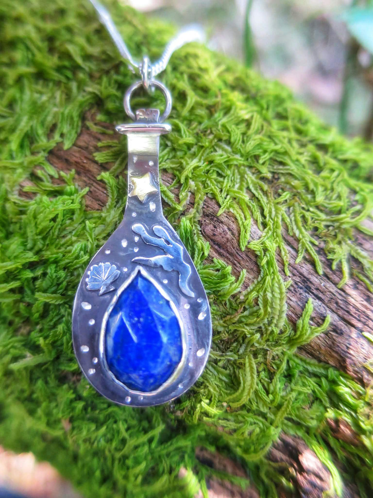 Water Potion Bottle Pendant