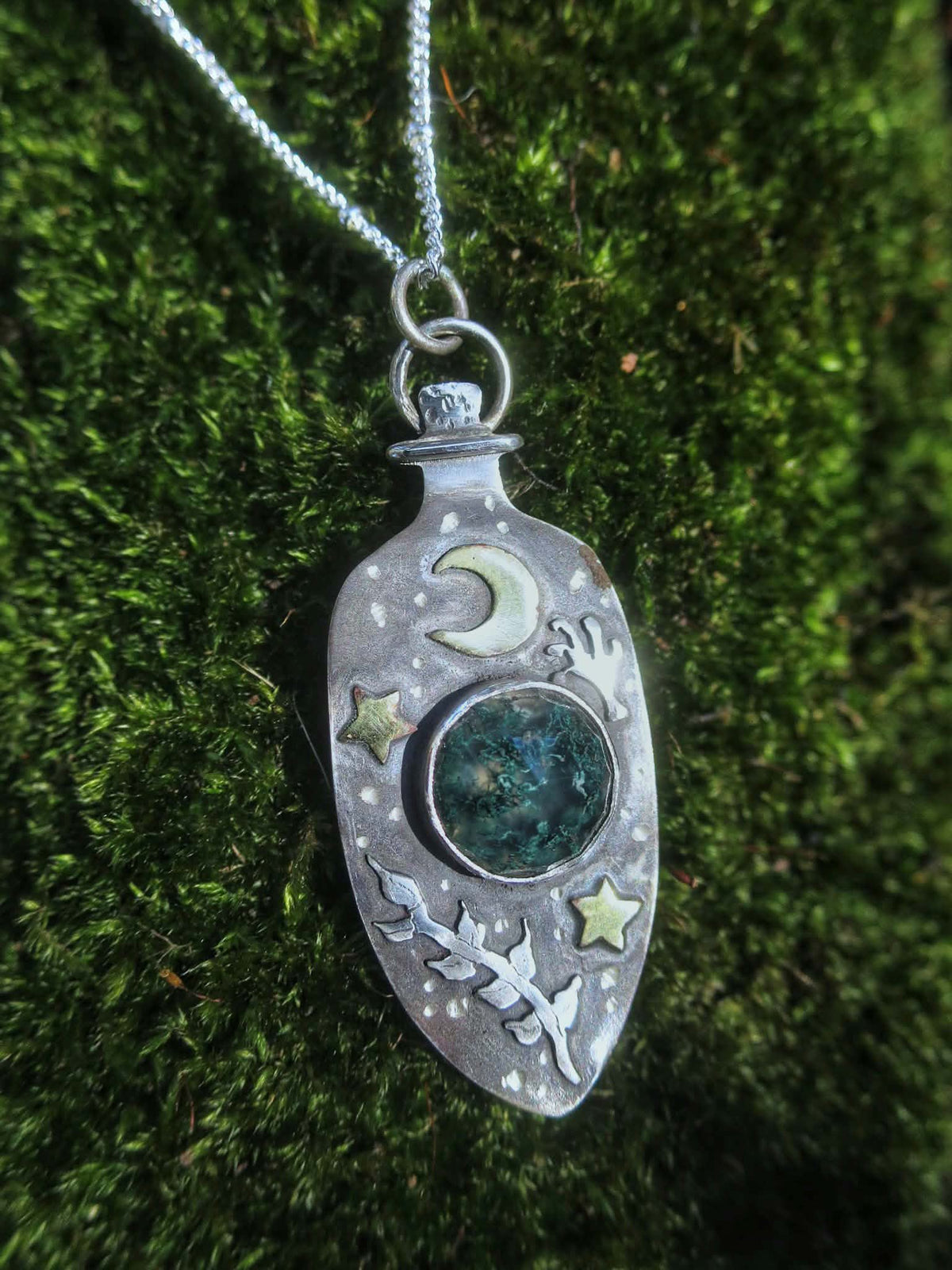 Nature Potion Bottle Pendant